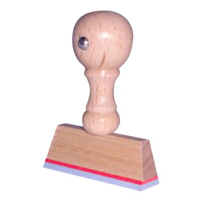Houten handstempel 50 x 10 mm.