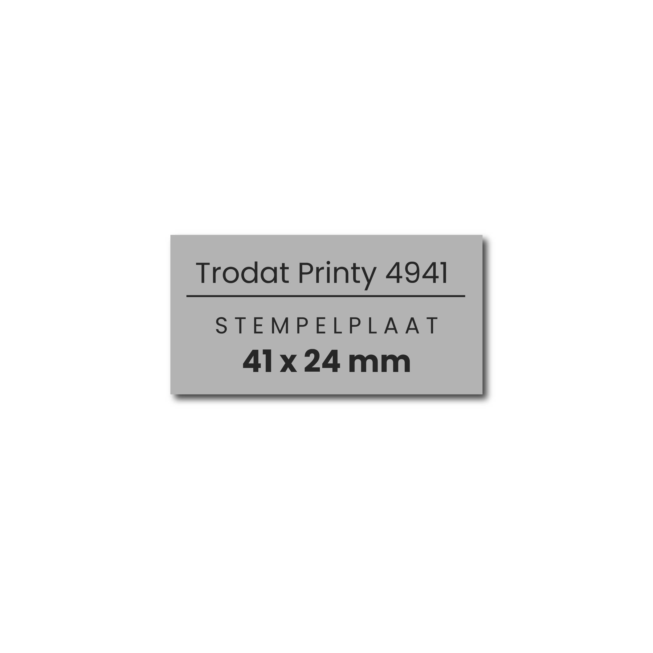 Stempelplaatje Trodat Printy 4941