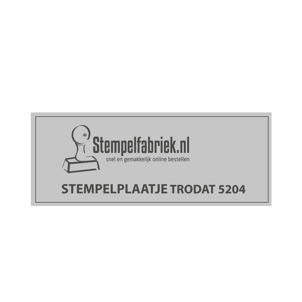 Stempelplaat Trodat Professional 5204