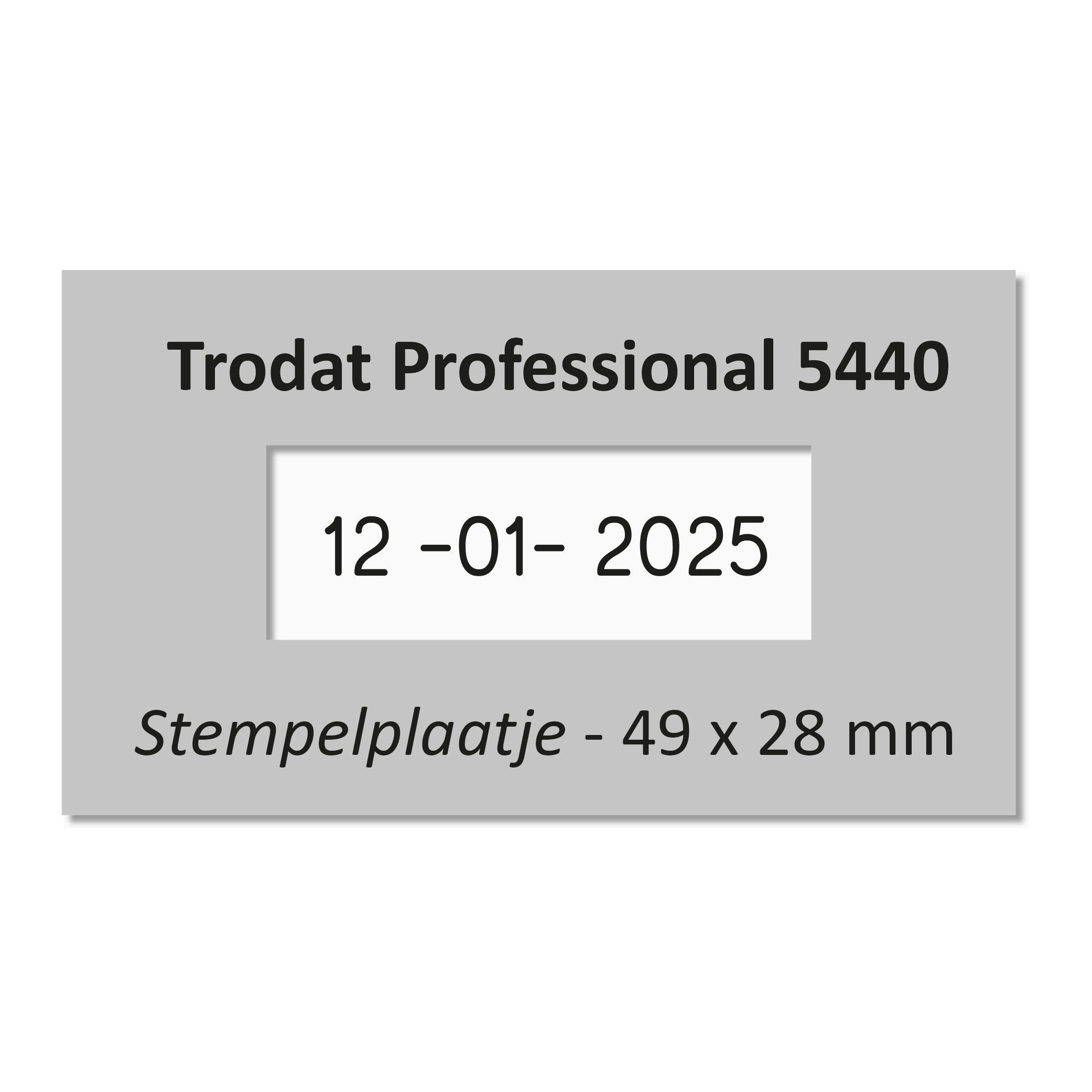 Stempelplaat Trodat Professional 5440/D