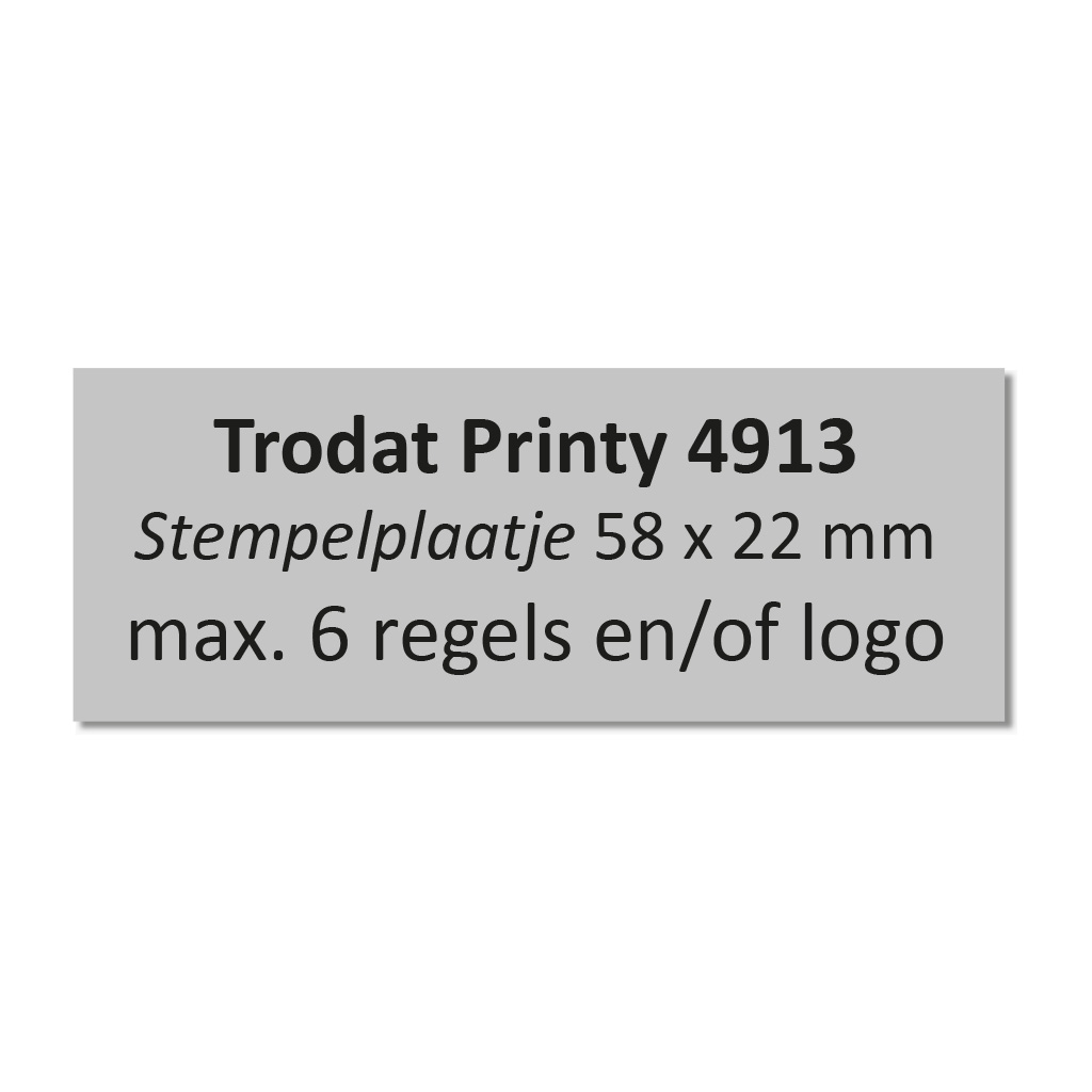 Trodat Printy 4913 plaatje