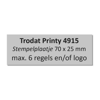 Stempelplaatje Trodat Printy 4915