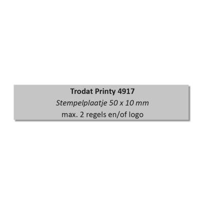 Stempelplaatje Trodat Printy 4917