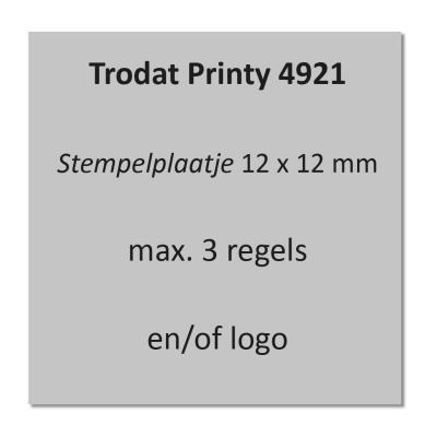 Stempelplaatje Trodat Printy 4921