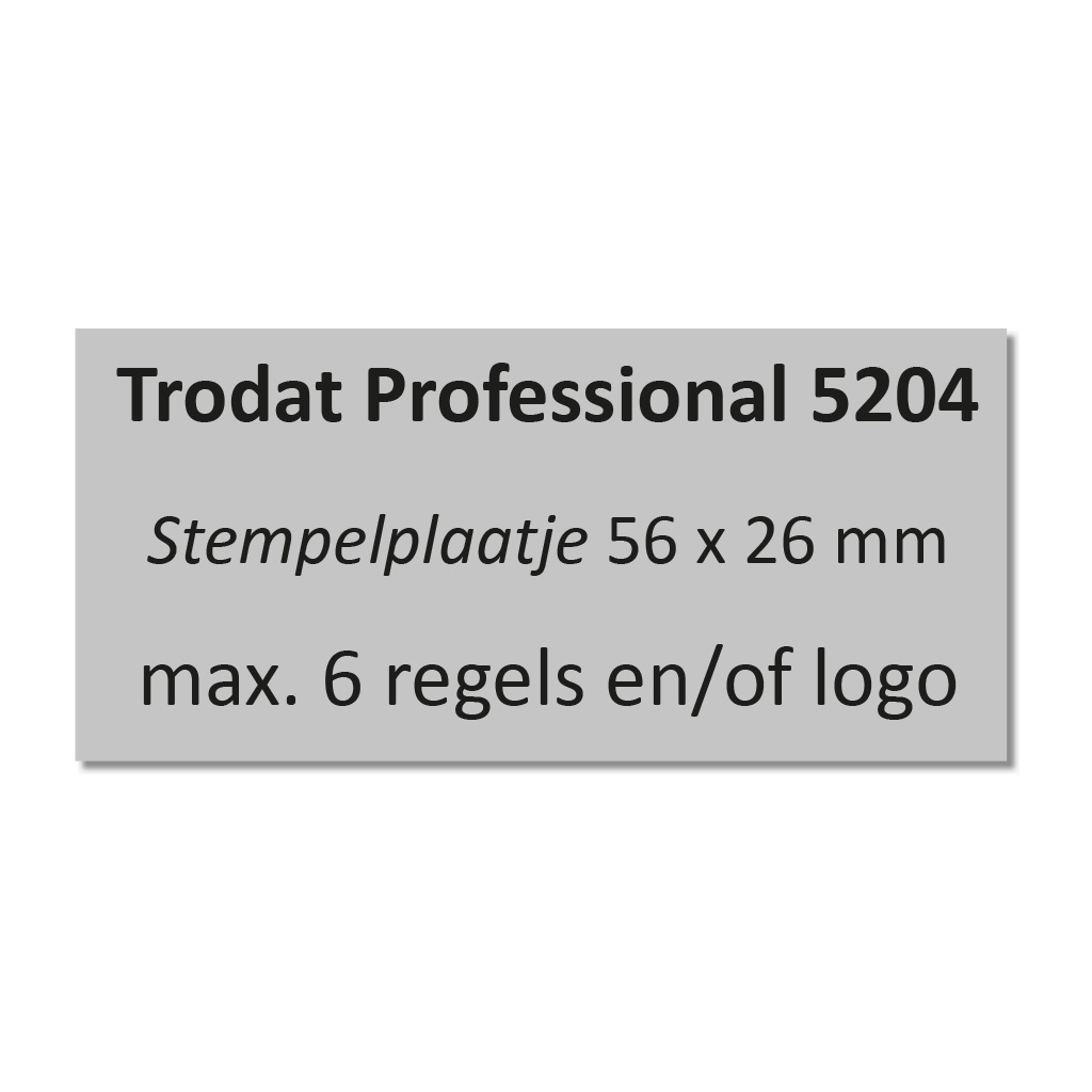 Stempelplaat Trodat Professional 5204