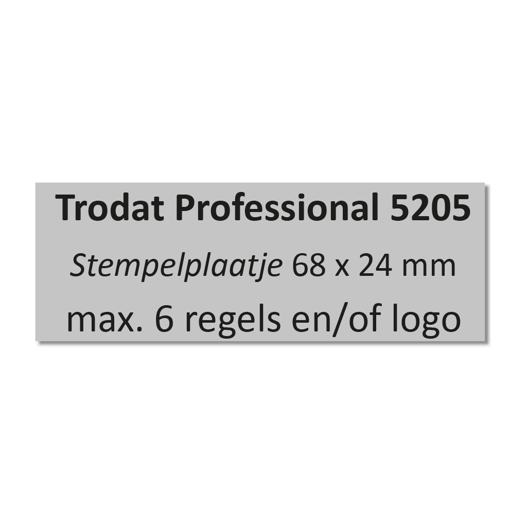 Stempelplaat Trodat Professional 5205